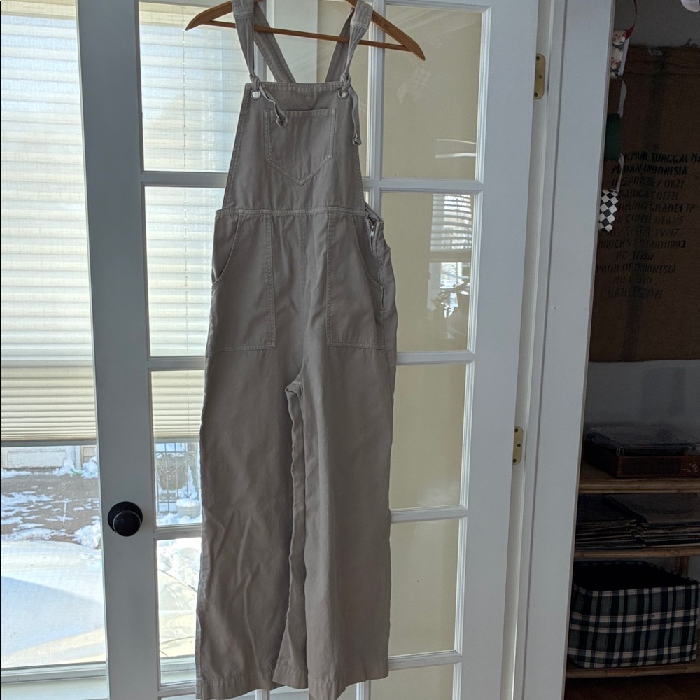 Anthropologie Beige Overalls